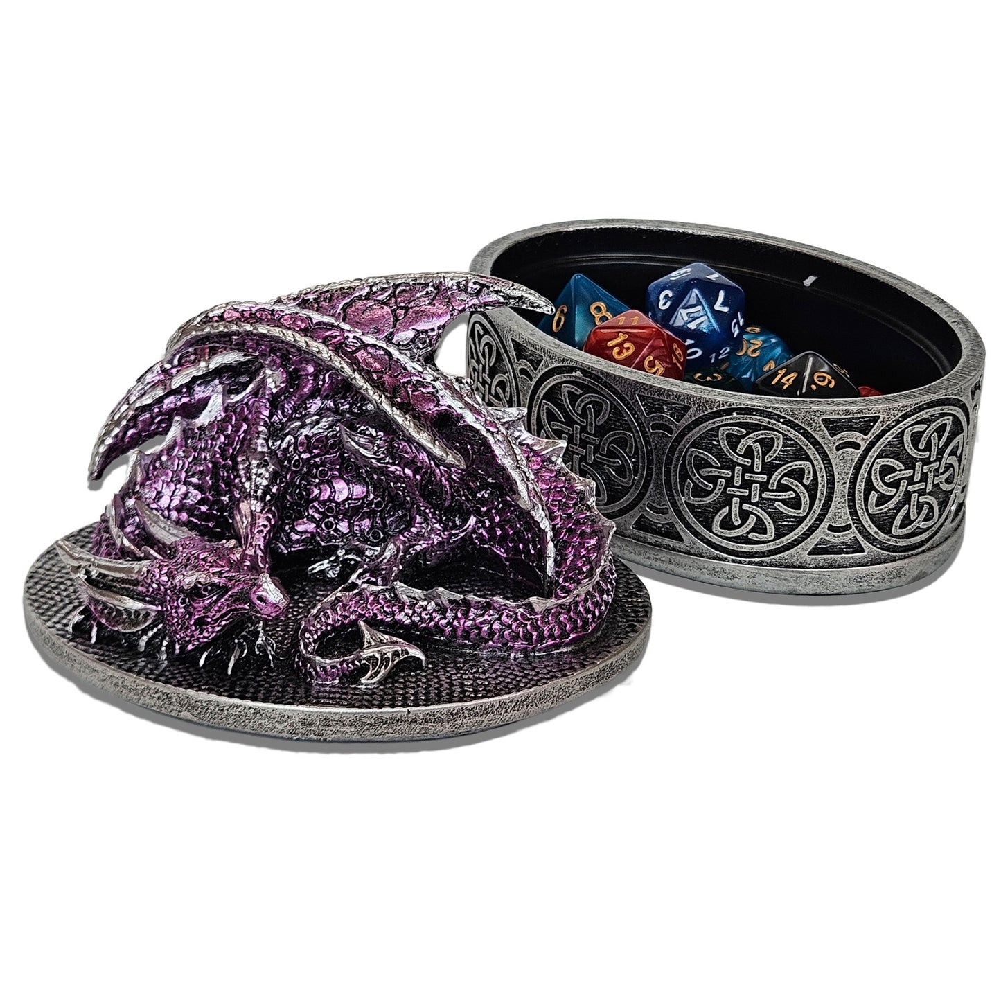 DND Dragon Dice Storage Box (Pupple)